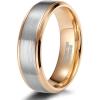 8mm rose gold plated