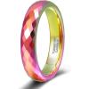 4mm Faceted Rainbow