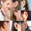 ChainsHouse Hypoallergenic Surgical Stainless Steel Hoop Earrings Set, 18K Gold/Black Metal Plated 7mm/8mm/9mm/12mm 3 Pairs Nickel Free Huggie Hoop Earrings for Women Men, with Gift Box(B: steel-diameter 7/9/12mm 3 pairs)