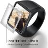 ChainsHouse Signet Rings Solid Polished Stainless Steel Biker Ring for Men Women, 316L Stainless Steel/18K Gold/Black Metal Plated, Text Engraving/Photo Custom, Size 7 to 14, Send Gift Box(d. Square Photo – Black)