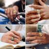 ChainsHouse Signet Rings Solid Polished Stainless Steel Biker Ring for Men Women, 316L Stainless Steel/18K Gold/Black Metal Plated, Text Engraving/Photo Custom, Size 7 to 14, Send Gift Box(e. Shield Photo – Steel)