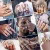 ChainsHouse Signet Rings Solid Polished Stainless Steel Biker Ring for Men Women, 316L Stainless Steel/18K Gold/Black Metal Plated, Text Engraving/Photo Custom, Size 7 to 14, Send Gift Box(c. CZ Square Photo – Black)