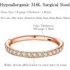 ORANGELOVE 20G 18G 16G Clear CZ Nose Ring Hoop 316L Surgical Steel Seamless Silver Septum Ring Clicker Jewelry Cartilage Earring Ear Piercing Hoop Earrings for Women Men Helix Rook Lobe Conch Tragus Daith Lip Hinged Piercing Jewelry with Cubic Zirconia(1pc/Clear CZ 18G 10mm Rose Gold)