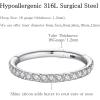 ORANGELOVE 20G 18G 16G Clear CZ Nose Ring Hoop 316L Surgical Steel Seamless Silver Septum Ring Clicker Jewelry Cartilage Earring Ear Piercing Hoop Earrings for Women Men Helix Rook Lobe Conch Tragus Daith Lip Hinged Piercing Jewelry with Cubic Zirconia(1pc/Clear CZ 16G 6mm Silver)