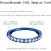 ORANGELOVE 20G 18G 16G Clear CZ Nose Ring Hoop 316L Surgical Steel Seamless Silver Septum Ring Clicker Jewelry Cartilage Earring Ear Piercing Hoop Earrings for Women Men Helix Rook Lobe Conch Tragus Daith Lip Hinged Piercing Jewelry with Cubic Zirconia(1pc/Clear CZ 20G 6mm Blue)
