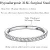 ORANGELOVE 20G 18G 16G Clear CZ Nose Ring Hoop 316L Surgical Steel Seamless Silver Septum Ring Clicker Jewelry Cartilage Earring Ear Piercing Hoop Earrings for Women Men Helix Rook Lobe Conch Tragus Daith Lip Hinged Piercing Jewelry with Cubic Zirconia(1pc/Clear CZ 18G 8mm Silver)