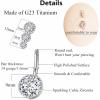 ORANGELOVE G23 Titanium 14G CZ Belly Button Rings for Women Cubic Zirconia Belly Ring Navel Ring Barbell Piercing Jewelry 14 Gauge 8mm 10mm 12mm 14mm(14G/Bar Length:8mm/Silver)