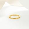 TRUMIUM 2mm 4mm 6mm 8mm 24k Gold Plated Tungsten Rings for Men Women Wedding Bands Matte Finish Beveled Edges Comfort Fit Size 4-13(2mm 24k gold plated)