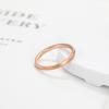 TRUMIUM 2mm 4mm 6mm 8mm 24k Gold Plated Tungsten Rings for Men Women Wedding Bands Matte Finish Beveled Edges Comfort Fit Size 4-13(2mm rose gold plated)