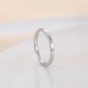 TRUMIUM 2mm 4mm 6mm Tungsten Rings for Women Men’s Wedding Bands 24K Gold Plated Beveled Edges Flat High Polished Comfort Fit Size 5-14(2mm silver plated)