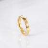 TRUMIUM 2mm 4mm 6mm Tungsten Rings for Women Men’s Wedding Bands 24K Gold Plated Beveled Edges Flat High Polished Comfort Fit Size 5-14(4mm 24k gold plated)