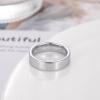 TRUMIUM 2mm 4mm 6mm Tungsten Rings for Women Men’s Wedding Bands 24K Gold Plated Beveled Edges Flat High Polished Comfort Fit Size 5-14(6mm silver plated)