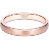 TRUMIUM 3mm 5mm Tungsten Rings for Women Mens Rose Gold Plated Silver Plated Brushed Thin Engagement Wedding Band Comfort Fit Size 4-12(3mm Rose Gold)