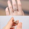 TRUMIUM 3mm 5mm Tungsten Rings for Women Mens Rose Gold Plated Silver Plated Brushed Thin Engagement Wedding Band Comfort Fit Size 4-12(3mm Rose Gold)