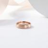 TRUMIUM 3mm 5mm Tungsten Rings for Women Mens Rose Gold Plated Silver Plated Brushed Thin Engagement Wedding Band Comfort Fit Size 4-12(5mm Rose Gold)