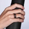 TRUMIUM 8mm Hawaiian Koa Wood and Abalone Shell Tungsten Carbide Rings Wedding Bands for Men Comfort Fit Size 6-13