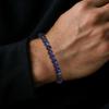 TRUMIUM Beaded Bracelets for Men Women Hematite 6mm Lapis Lazuli Mens Bracelet Gemstone Jewelry for Him 7.5/8.3/9 Inch Length(Lapis Lazuli)