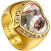 b. CZ Heart Photo - Gold