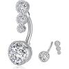 14G/Bar Length:14mm/Silver