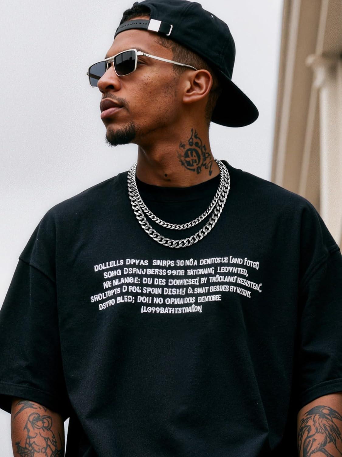 imageChainsHouse Cuban Chain Necklace for Men Stainless SteelBlackGold Plated Miami Cuban Necklace 6912MM Width 18quot30quot Length Hip Hop Jewelry Send Gift Boxa 9mm widthsteel