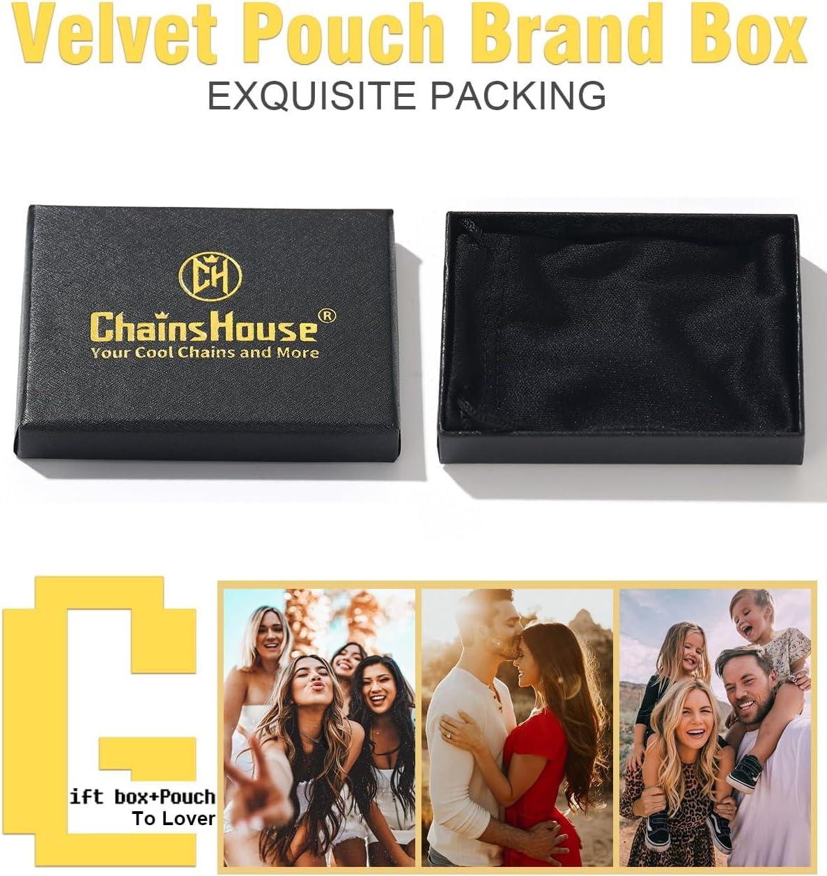 imageChainsHouse Cuban Chain Necklace for Men Stainless SteelBlackGold Plated Miami Cuban Necklace 6912MM Width 18quot30quot Length Hip Hop Jewelry Send Gift Boxe 6mm widthgold plated