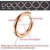 3-4 Pairs Surgical Steel Earrings for Men Gold Small Cartilage Hoop Earrings for Women Hypoallergenic Piercing Huggie Earrings Sets 8-20MM