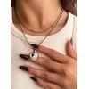 ChainsHouse Snake Chain Necklace for Women 1.2mm, 14-30″ Adjustable with 5cm Extender for Pendants Lockets, Rose Gold/Stainless Steel/Black/14K Gold Hypoallergenic Dainty Jewelry Gift(N: 1.2MM-Black)