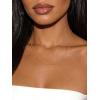 ChainsHouse Snake Chain Necklace for Women 1.2mm, 14-30″ Adjustable with 5cm Extender for Pendants Lockets, Rose Gold/Stainless Steel/Black/14K Gold Hypoallergenic Dainty Jewelry Gift(G: 1.5MM-Gold)