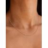 ChainsHouse Snake Chain Necklace for Women 1.2mm, 14-30″ Adjustable with 5cm Extender for Pendants Lockets, Rose Gold/Stainless Steel/Black/14K Gold Hypoallergenic Dainty Jewelry Gift(A: 1MM-Rose Gold)
