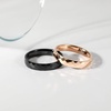 TRUMIUM Tungsten Wedding Rings for Men Women 4MM 6MM 8MM Mens Wedding Band Black/Rose Gold/Gold Plated Rings Hammered Matte Finish Jewelry Comfort Fit Size 5-13(4mm Rose Gold)