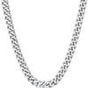 ChainsHouse Personalized Cuban Link Chain for Men Women,Custom Engraved 1-6 Names,5mm/7mm/9mm/12mm Width Chain Name Necklace with Gift Box,Hypoallergenic & Waterproof(M-Steel-Women-9mm width)