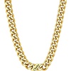ChainsHouse Personalized Cuban Link Chain for Men Women,Custom Engraved 1-6 Names,5mm/7mm/9mm/12mm Width Chain Name Necklace with Gift Box,Hypoallergenic & Waterproof(G-Gold-Men-9mm width)