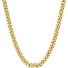 ChainsHouse Personalized Cuban Link Chain for Men Women,Custom Engraved 1-6 Names,5mm/7mm/9mm/12mm Width Chain Name Necklace with Gift Box,Hypoallergenic & Waterproof(D-Gold-Men-7mm width)