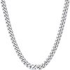 ChainsHouse Personalized Cuban Link Chain for Men Women,Custom Engraved 1-6 Names,5mm/7mm/9mm/12mm Width Chain Name Necklace with Gift Box,Hypoallergenic & Waterproof(L-Steel-Women-7mm width)