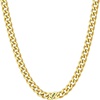 ChainsHouse Personalized Cuban Link Chain for Men Women,Custom Engraved 1-6 Names,5mm/7mm/9mm/12mm Width Chain Name Necklace with Gift Box,Hypoallergenic & Waterproof(N-Gold-Women-5mm width)