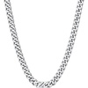 ChainsHouse Personalized Cuban Link Chain for Men Women,Custom Engraved 1-6 Names,5mm/7mm/9mm/12mm Width Chain Name Necklace with Gift Box,Hypoallergenic & Waterproof(B-Steel-Men-9mm width)