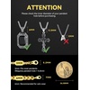 ChainsHouse Stainless Steel Box Chain for Men Silver/Black/Gold Plated Round Box Necklace for Pendant Women No Tarnish Durable Hip Hop Jewelry Father Gift 3mm/6mm Width 18″-30″ Length(E-3mm-Gold)