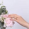 TRUMIUM 2mm 4mm 6mm 8mm Tungsten Wedding Band Ring for Men Women | Silver/Rose Gold Plated/Rainbow/Gold Plated, Domed High Polish, Engagement Promise Rings, Comfort Fit, Size 4-15(2mm 24k gold plated)