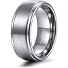 8mm silver plated