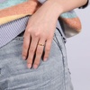 TRUMIUM 2mm 4mm 6mm 8mm Tungsten Wedding Band Ring for Men Women(2mm 24k gold plated)