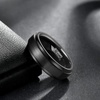 TRUMIUM 4mm 6mm 8mm Black Tungsten Rings for Men Women Step Edges Size 4-15(6mm Black I Love You(Step Edge))