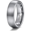 6mm Silver Dome