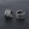 Vintage Stainless Steel Ear Cuff Earring No Piercing Cartilage Clip on Earrings Punk Earring Hoop Variety