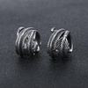 Vintage Stainless Steel Ear Cuff Earring No Piercing Cartilage Clip on Earrings Punk Earring Hoop Variety