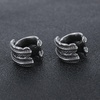 Vintage Stainless Steel Ear Cuff Earring No Piercing Cartilage Clip on Earrings Punk Earring Hoop Variety