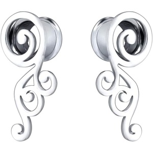 2G-5/8” Stainless Steel Double Flared Screw Ear Gauges Wings Ear Tunnels Ear Plugs Expanders Body Piercing Jewelry